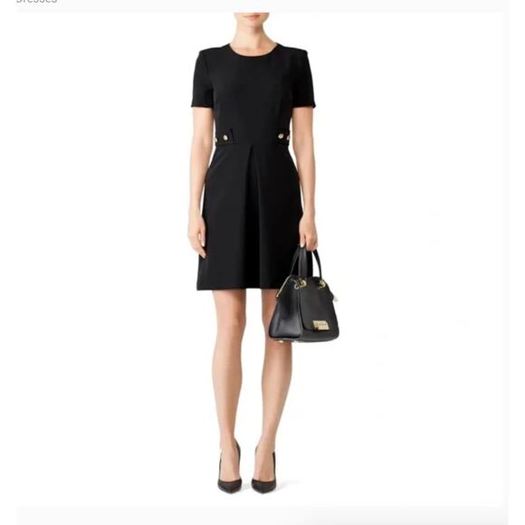 Tina Turk Black Perla Dress Size 6 New With Tags - Picture 1 of 8